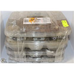 LOT OF 4 CONTAINERS OF ASSORTED FASTENERS