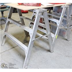 SET OF TWO TRIGGER 3 STEP SAW HORSES