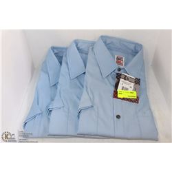3 XL BIG BILL SHORT-SLEEVE COLLARED WORK SHIRTS
