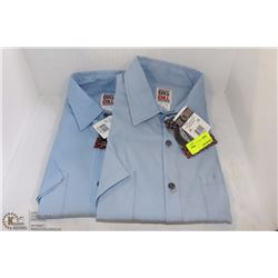 LOT OF THREE 2XL BIG BILL SHORT-SLEEVE COLLARED