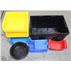 Image 1 : BOX OF VARIOUS SIZE STORAGE BINS