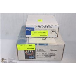 4-1/2"ALUMINIUM OXIDE FIBER DISCS & 6" SAND DISCS