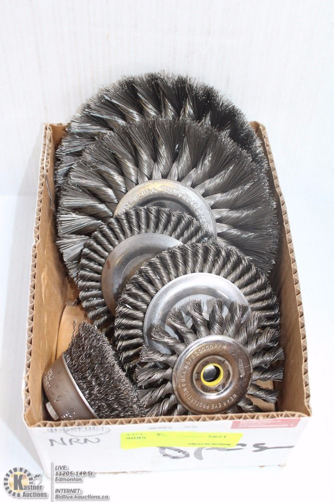 ABRASIVE ROTARY STAINLESSSTEEL BRUSHES