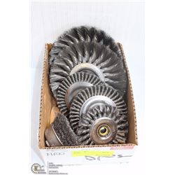 ABRASIVE ROTARY STAINLESS-STEEL BRUSHES