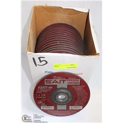 25 SAIT TYPE 27 DEPRESSED CENTER GRINDING DISC