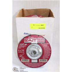 10 SAIT TOUGH-GRIND GRINDING DISCS