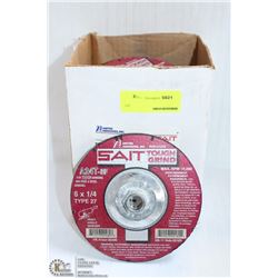 10 SAIT TOUGH-GRIND GRINDING DISCS