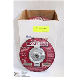 10 SAIT TOUGH-GRIND GRINDING DISCS