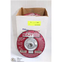 10 SAIT TOUGH-GRIND GRINDING DISCS