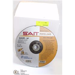 25 SAIT CUTTING AND GRINDING WHEELS