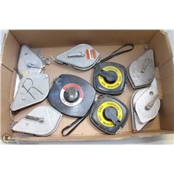 9 CHALK LINE MEASURERS