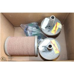 LOT OF 3 CYLINDERS OF SANDING PADS, P50-P60-P80