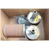 Image 1 : LOT OF 3 CYLINDERS OF SANDING PADS, P50-P60-P80