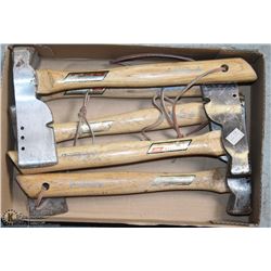 LOT OF 5 FORESTER HICKORY AXES