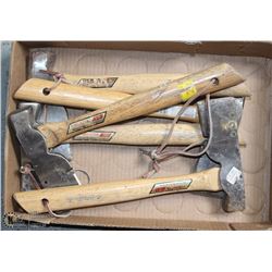 LOT OF 5 FORESTER HICKORY AXES