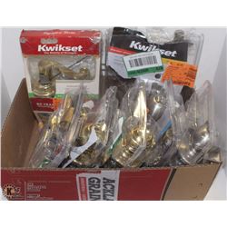 BOX OF 8 ASST. KWIKSET DOORKNOBS