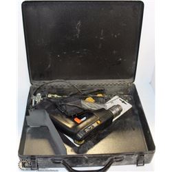 DEWALT METAL DRILL CASE WITH CONTENTS