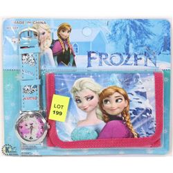 NEW DISNEY FROZEN WATCH AND WALLET COMBO AS THEY