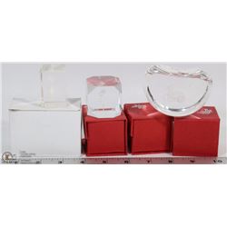 164) 3D LASER CRYSTALS. TOTAL 7 QTY.