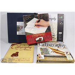 BOX OF CALLIGRAPHY SETS