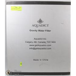71) AQUADICT GRAVITY WATER FILTER. COMPLETE SET.