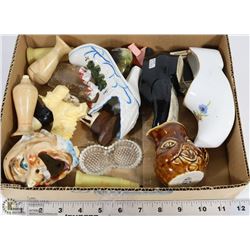 230) TRAY OF NICK NACKS.