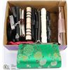 Image 1 : BOX W/WALLETS, CLUTCH PURSES, & CHANGE