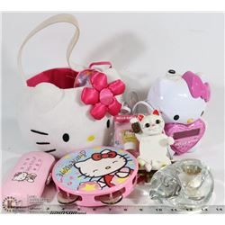 BOX W/COLLECTION OF HELLO KITTY
