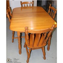 MAPLE TABLE & 6 CHAIRS
