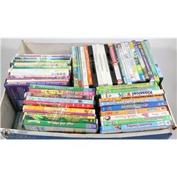 LOT OF 100 ASSORTED KIDS DVD MOVIES