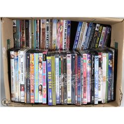 BOX OF 70 DVD MOVIES