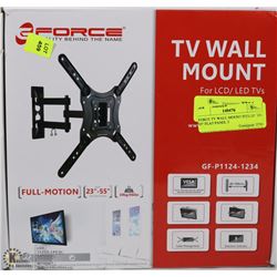 FORCE TV WALL MOUNT FITS 23" TO 55" FLAT PANEL