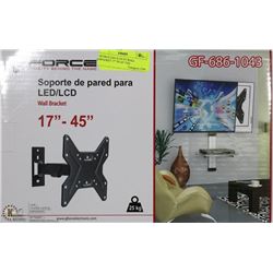 GFORCE LED /LCD TV WALL BRACKET 17" TO 45" TVS