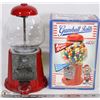 Image 1 : COIN OP GUMBALL MACHINE WITH GUMBALL REFILL