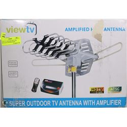 VIEW TV AMPLIFIED HDTV 360 ROTATING ANTENNA WITH