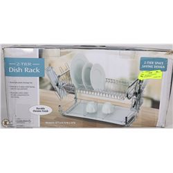 DIAMOND HOME 2TIER SPACE SAVING DISH RACK