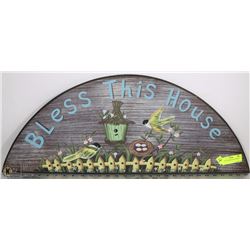 BLESS THE HOUSE WALL DISPLAY