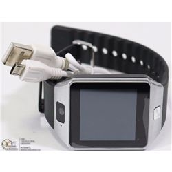 NEW BLACK AND ST STEEL BLUETOOTH SMARTWATCH