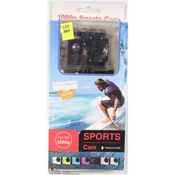 NEW 1080P SPORTS ACTION CAM WITH MOUNTS