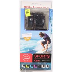 NEW 1080P SPORTS ACTION CAM WITH MOUNTS