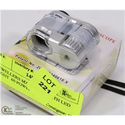 JEWELLERS MAGNIFIER WITH LED LIGHT  60 POWER