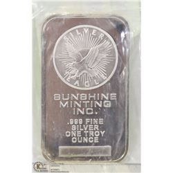 .999 SILVER 1OZ BAR