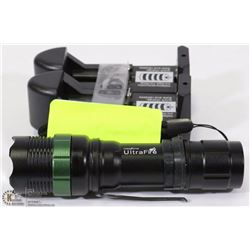 5000 LUMEN TACTICAL FLASHLIGHT WITH LITHIUM ION