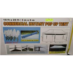 COMMERCIAL INSTANT POP-UP TENT 10'X20'