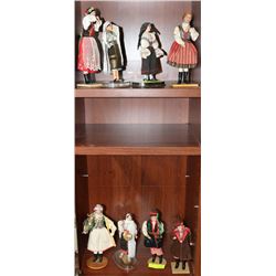 8PC UKRAINIAN DOLL COLLECTION