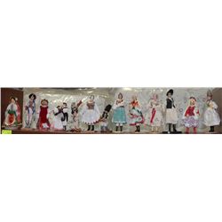 13 PC UKRAINIAN DOLL COLLECTION