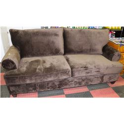 DARK GREEN FABRIC SOFA