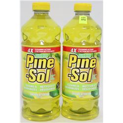 TWO 1.14 LITRE BOTTLES OF LEMON FRESH PINESOL