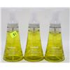 Image 1 : THREE 300ML BOTTLES METHOD LEMON MINT FOAMING