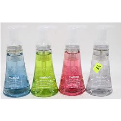 FOUR ASST 300ML BOTTLES METHOD FOAMING